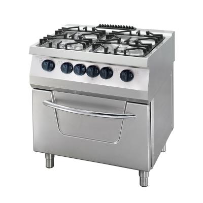 MAXIMA 09396015 | Sporák pro vysoké zatížení - 4 hořáky - elektrický - s troubou - 36 kW - hloubka 70 cm