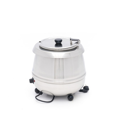 Maxima Ohřívač polévek - 10 L - Vyjímatelná vnitřní nádoba - Nerezová ocel - s drážkou na naběračku |  09306100