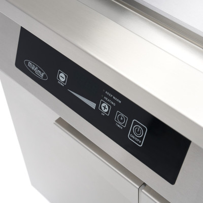 Maxima Indukční grilovací deska 700 - hladká a drážkovaná - 10 000 W - dvojitá - se stojanem |  09371100