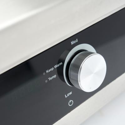 MAXIMA 09371200 | Indukční grilovací deska 700 - hladká a drážkovaná - 5 000 W - dvojitá