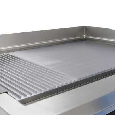 MAXIMA 09371200 | Indukční grilovací deska 700 - hladká a drážkovaná - 5 000 W - dvojitá