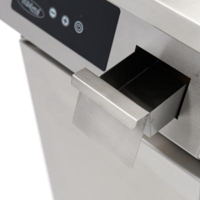 Indukční grilovací deska 700 – hladká – 5 000 W – jednoduchá – se stojanem | MAXIMA 09371150