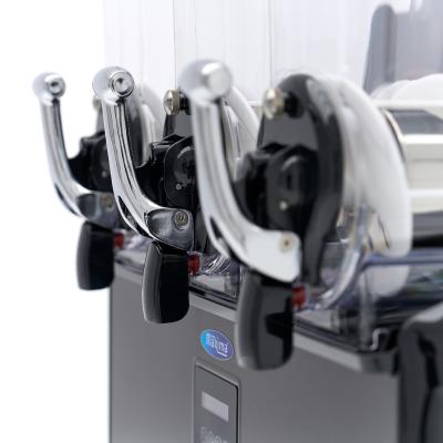 Stroj na ledovou tříšť a granitu - 3x 12 l - digitální displej | MAXIMA 09504006
