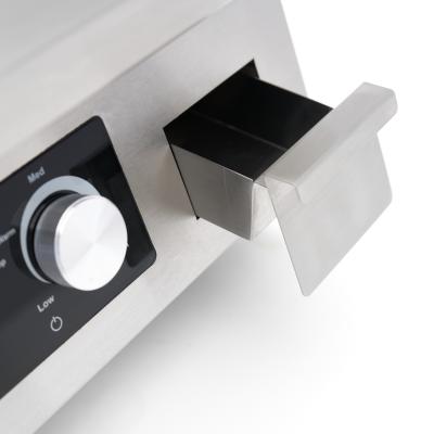 Indukční grilovací deska 700 - hladká - 5 000 W - jednoduchá | MAXIMA 09371250