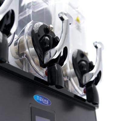 Stroj na ledovou tříšť a granitu - 3x 12 l - digitální displej | MAXIMA 09504006