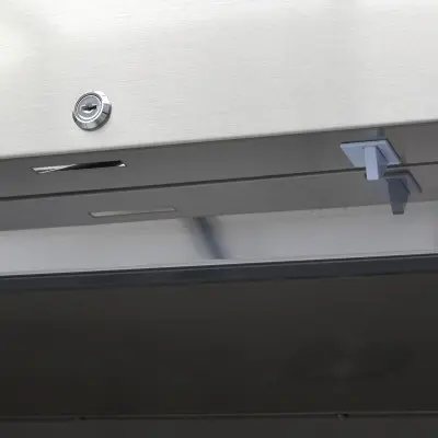 Maxima Lednice - 1200 l - 6 nastavitelné police (2/1 GN) - nerezová ocel - se skleněnými dveřmi |  09400011