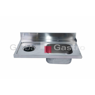 Stůl k myčce 1200x700 L + D+O |  8710905