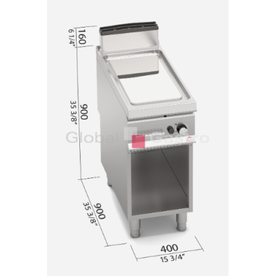 Grilovací hladká plotna Bertos SG9FL4M/CPD | Bertos 7099656