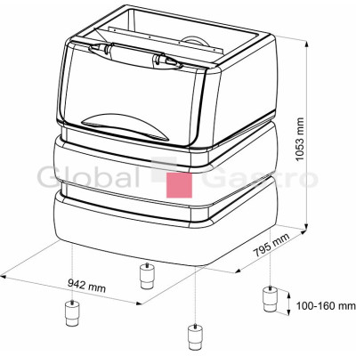 Zásobník NTF BIN PE530 | N.T.F. 5490308