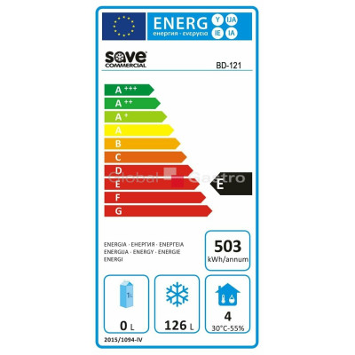 Mrazící skříň SAVE 121SS (nerez) | SAVE 6170283