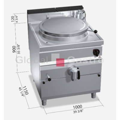 Dvouplášťový kotel Bertos G9P20I1 | Bertos 7099090