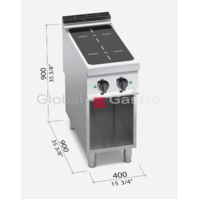 Indukční sporák Bertos E9P2M/IND | Bertos 7099057