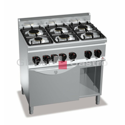 Plynový sporák Bertos G6F6PW+FG1 (32 kW) | Bertos 7096808