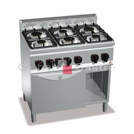 Plynový sporák Bertos G6F6PW+FG1 (32 kW) | Bertos 7096808