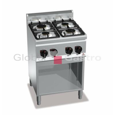 MASOPROFIT 7096803 | Plynový sporák Bertos G6F4MPW (19 kW)