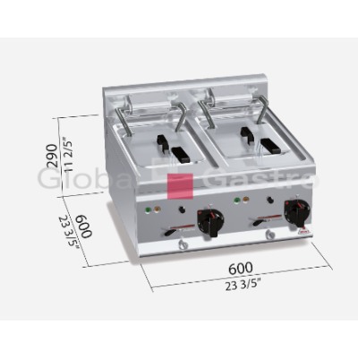 Elektrická fritéza Bertos E6F10 6B | Bertos 7096127