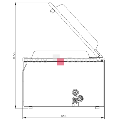 Vakuová balička Henkelman Jumbo 42XL   vypouklé víko | HENKELMAN 5510321