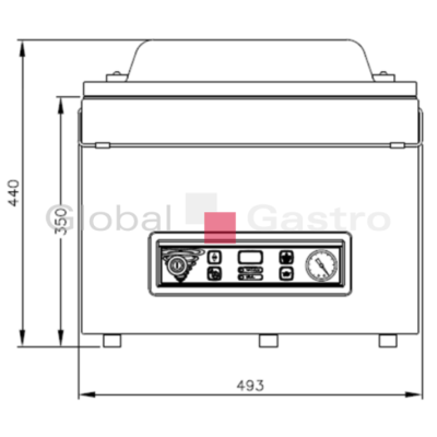 Vakuová balička Henkelman Jumbo 42XL   vypouklé víko | HENKELMAN 5510321