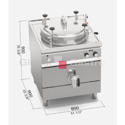 Dvouplášťový tlakový kotel Bertos SE9P15lA | Bertos 7099628