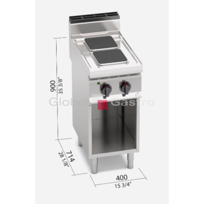Elektrický sporák Bertos E7PQ2M | Bertos 7097063