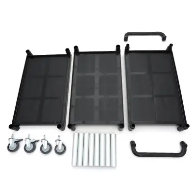 Maxima Servírovací vozík - 3 plastové police - 103 x 50,5 cm |  09507002