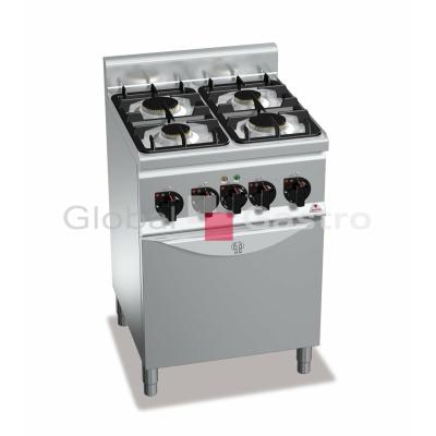 MASOPROFIT 7096019 | Plynový sporák Bertos G6F4PW+FE1 (22 kW)