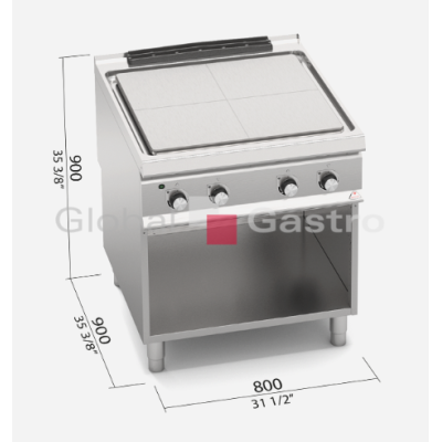 Elektrický tálový sporák SE9TPM | Bertos 7099727