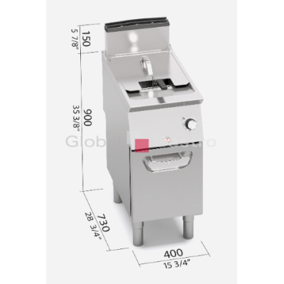 Plynová fritéza Bertos SGL18MI | Bertos 7097534