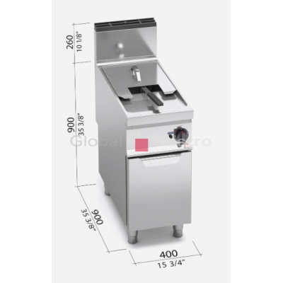 Plynová fritéza Bertos 9GL18MI | Bertos 7099135