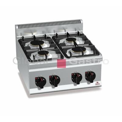 MASOPROFIT 7096802 | Plynový sporák Bertos G6F4BPW (19 kW)