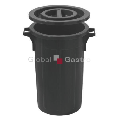 Koš na odpad s víkem 60 litrů   černá | OEM 800294200549
