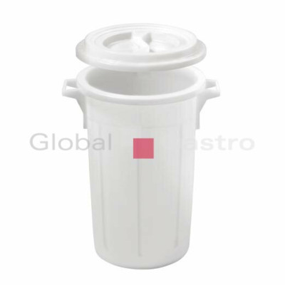 Koš na odpad s víkem 60 litrů   bílá | OEM 800294200548