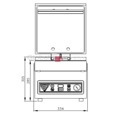 Vakuová balička Henkelman Jumbo Plus   vypouklé víko, senzor vakua | HENKELMAN 5510306