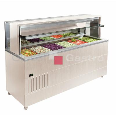 MASOPROFIT 6130854 | Vitrina bufetova vyhrivana DOGE WALL 2000 BM 3F