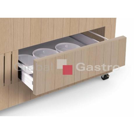 Neutrální zásuvka s pojezdy 6 1/1 | ENOFRIGO 6130865