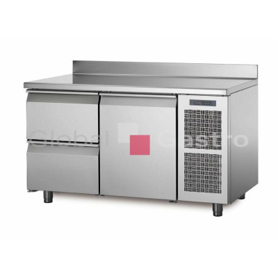 Chladící stůl TA13/2M s deskou a zadním lemem | Coldline 6171508TA