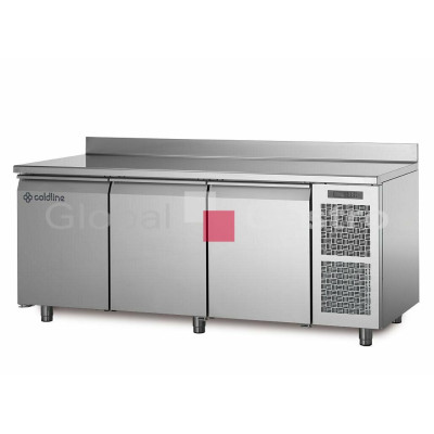 Chladící stůl TA17/1M s deskou a zadním lemem | Coldline 6171513TA