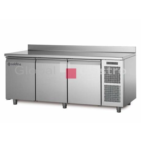 Chladící stůl TA17/1M s deskou a zadním lemem | Coldline 6171513TA