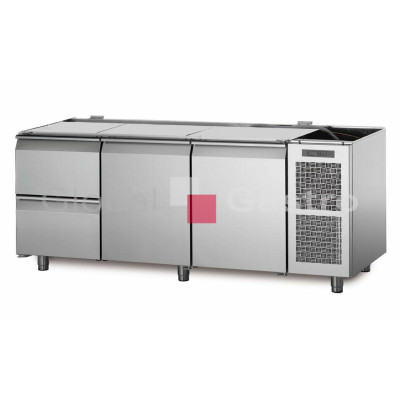 Chladící stůl TS17/2M bez vrchní desky | Coldline 6171514TS