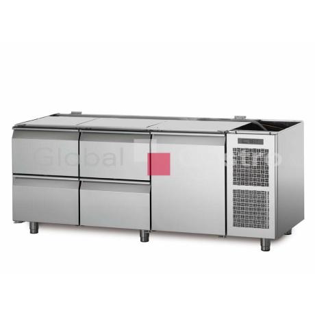 Chladící stůl TS17/3M bez vrchní desky | Coldline 6171515TS