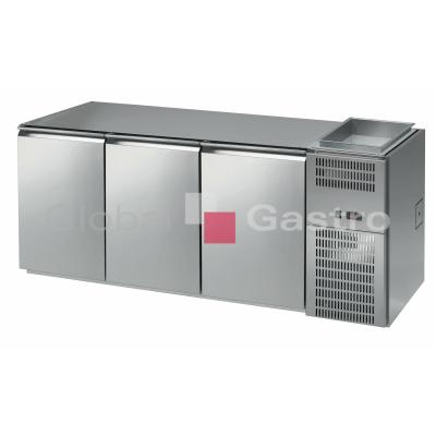 Stůl chladící barový REGD 330E (3 sekce/délka 2150 mm) s chlazenou vanou na nápoje | 6090015