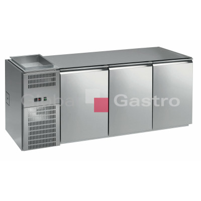 Stůl chladící barový REGS 330E (3sekce/délka 2150mm) s chlazenou vanou na nápoje |  6090035