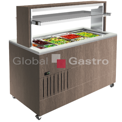 MASOPROFIT 6130814 | Vitrina bufetova vyhrivana DOGE ISOLA 2000 BM 3F