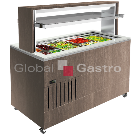 Vitrina bufetova vyhrivana DOGE ISOLA 1400 2PC | ENOFRIGO 6130816