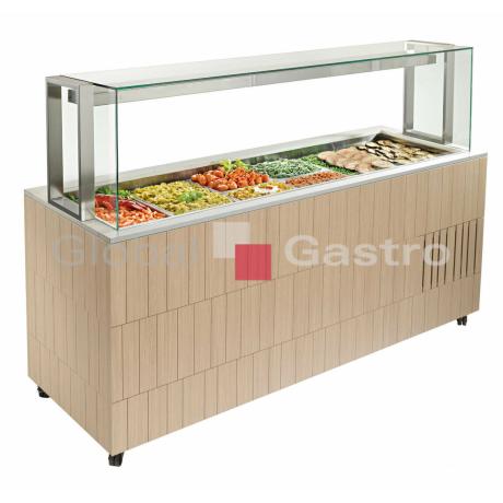 Vitrina bufetova vyhrivana DOGE Servito 1400 2PC | ENOFRIGO 6130836