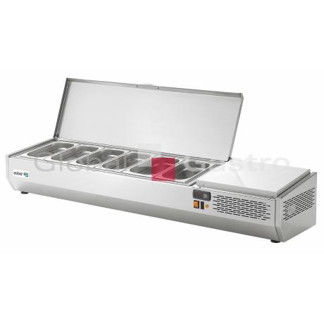 Pizza chladící pultová vitrína Asber GVL 150 (GN1/4) | Asber 6170429