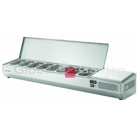 Pizza chladící pultová vitrína Asber GVL 204 (GN1/3) | Asber 6170434
