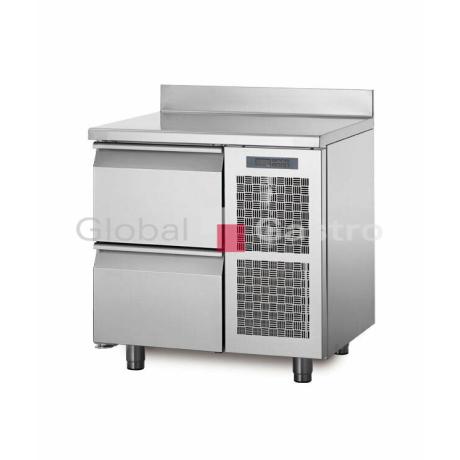 Chladící stůl TA09/2M s deskou a zadním lemem | Coldline 6171506TA