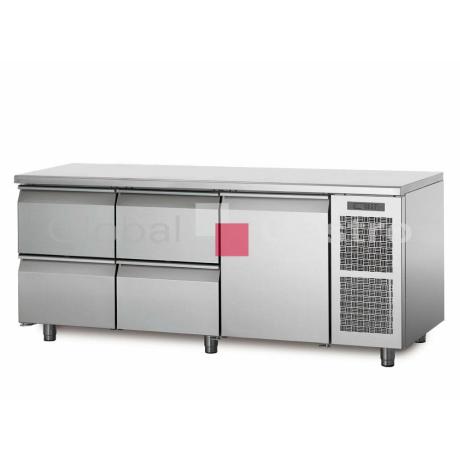 Chladící stůl TP17/3M s deskou bez zadního lemu | Coldline 6171515TP