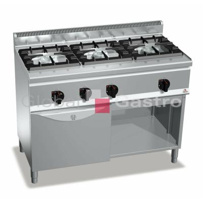MASOPROFIT 7096015 | Sporák s troubou Bertos G6F3H12+FG1